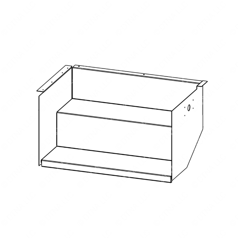 TBB 219666 STEPWELL ASM FLUSH MT RS DRW GM