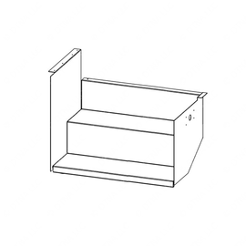 TBB 219667 STEPWELL ASM W/FLUSH MT RS LED DRW GM