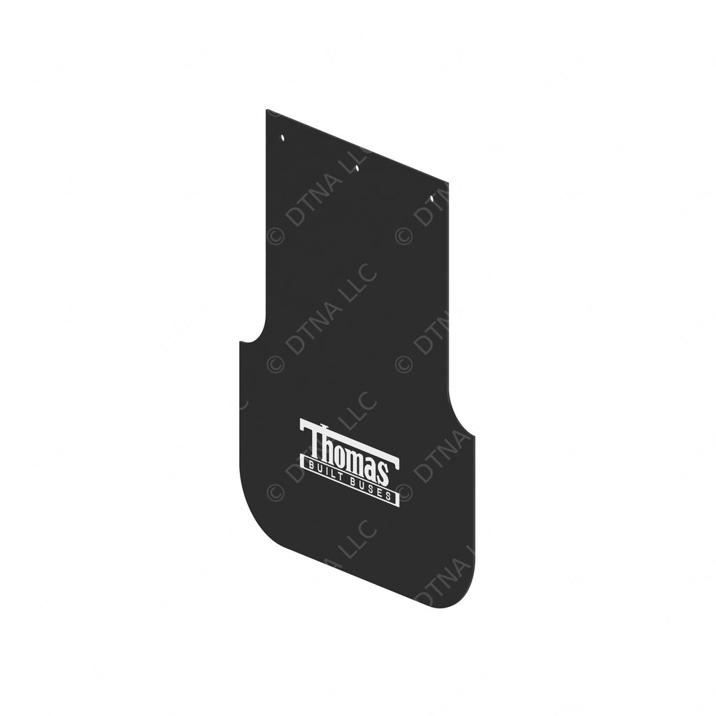 TBB 220109 MUD FLAP FRT WITH LOGO 15.5X19.5