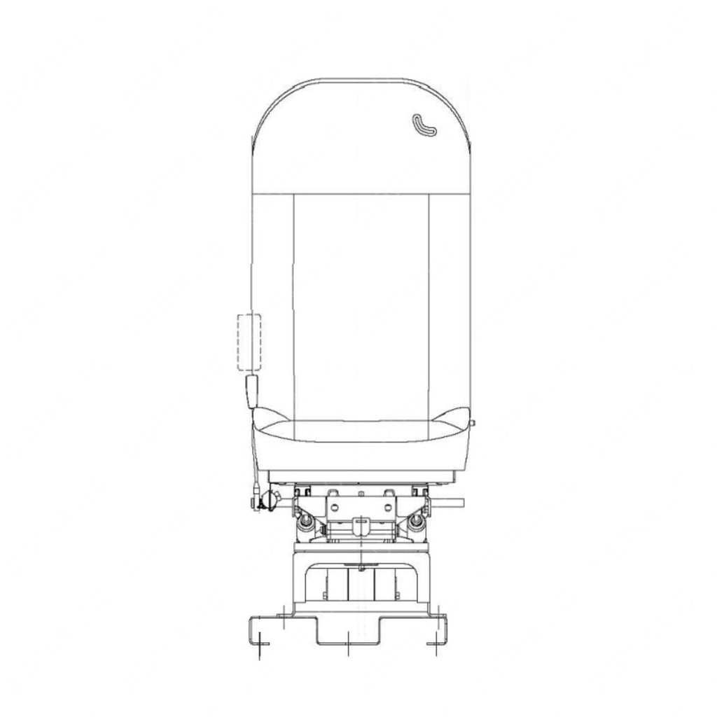 TBB 220451 DRIVER SEAT NATIONAL NS2000 AIR INTEG