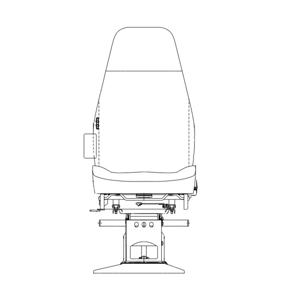 TBB 220488 DRIVER SEAT NATIONAL NS2000 MECHANICAL