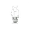 TBB 222399 DRIVERS SEAT NATIONAL COMMODORE SERIES