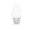 TBB 222400 DRIVERS SEAT COMMODORE SERIES C2