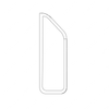 TBB 223913 GLASS MINO VISION PANEL LAM CLEAR