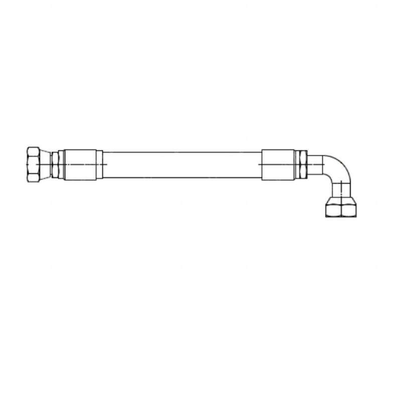 TBB 223981 HOSE ASSM PWR STRING 487 HOSE 1/2 X 38