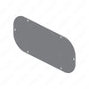 TBB 226500 CVR LIGHT OPENING REAR BULKHEAD PAINTED