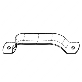 TBB 23019365 HANDLE - PULL 16GA X 1
