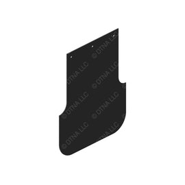 TBB 232132 MUD FLAP FRT WITHOUT LOGO