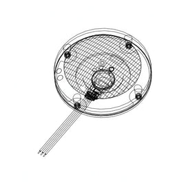 TBB 235152 STOP/TAIL PB RED 3 WIRES