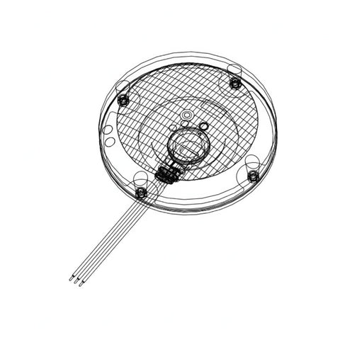 TBB 235152 STOP/TAIL PB RED 3 WIRES