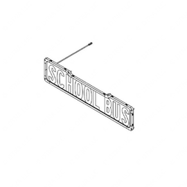 TBB 235198 ILLUMINATED DEST SIGN KIT REFLEC REAR C2