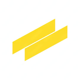TBB 235829 SIGN BOARD ASM ID 10.5X48.5 YELLOW