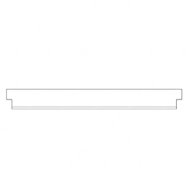 TBB 236525 HEADLINER REAR STEEL SHORT BULKHEAD 78"H