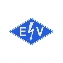 TBB 247750 LABEL EV ID DIA W/ BLU BACKGROUND