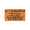 TBB 247803 LABEL DIS INST BATT C