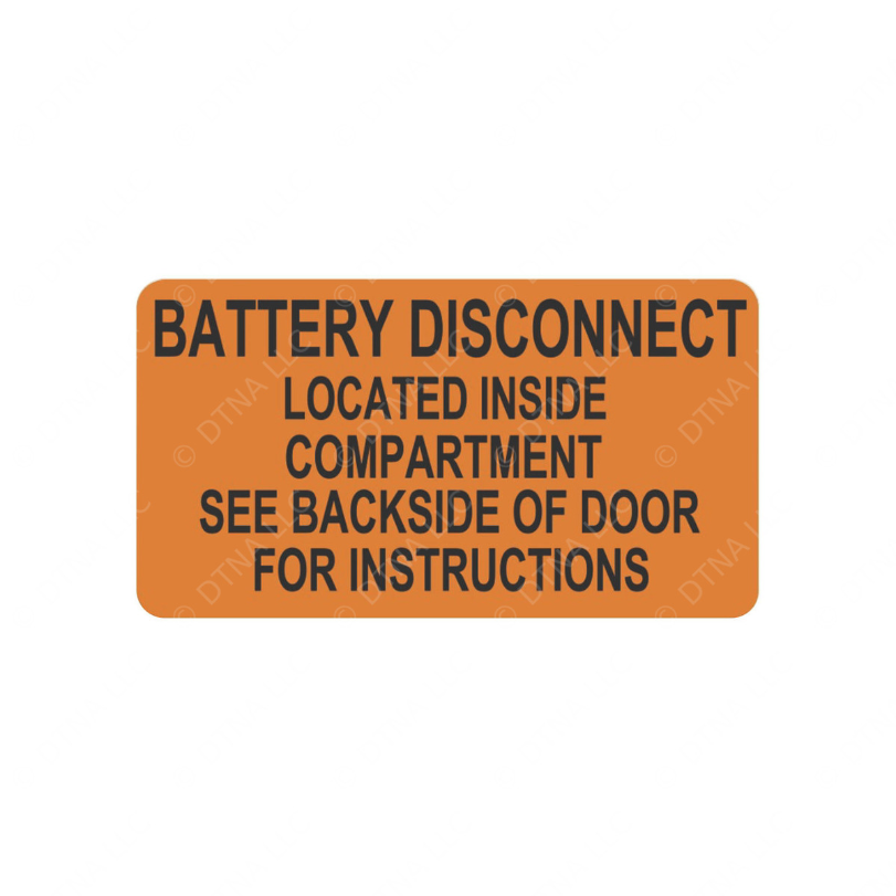 TBB 247803 LABEL DIS INST BATT C