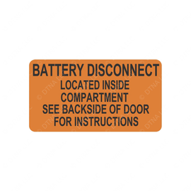 TBB 247803 LABEL DIS INST BATT C