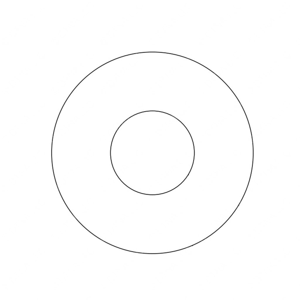 TBB 29940016 WASHER FLAT CLR ZINC