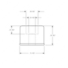 TBB 29990004 BUMPER - ENTDOOR BLAC