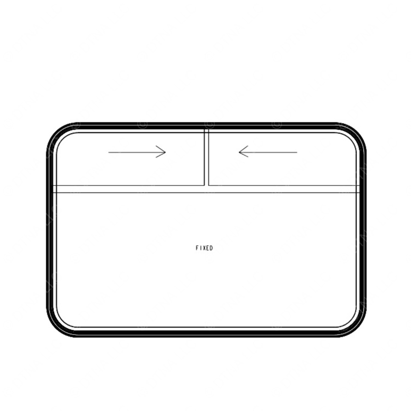 TBB 45018547 TRANSIT WINDOW,TOP SLIDER,RS 36.5