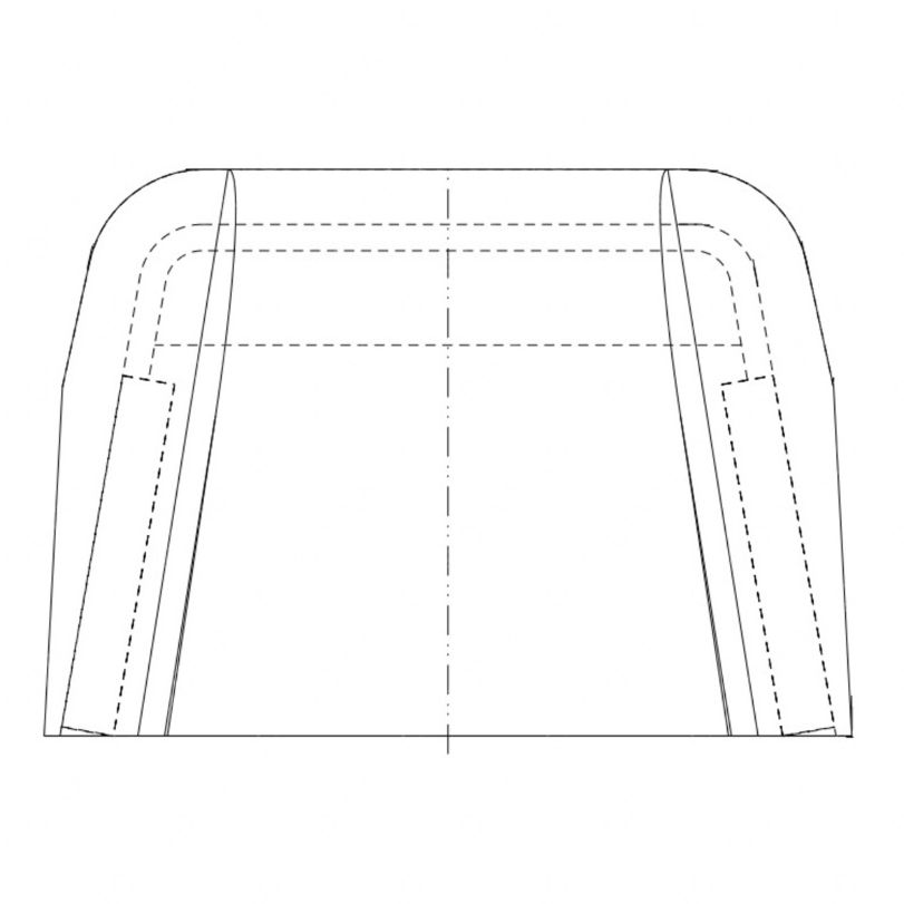 TBB 46025320 BACK PAD FOAM ASM 45