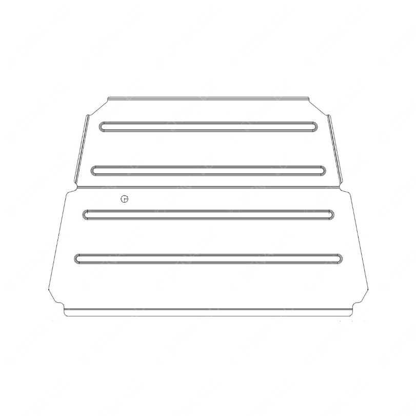 TBB 46030963 39" LOW BACK ISO PANEL