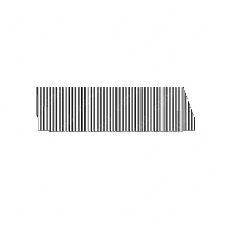 TBB 47001437 TREAD-RUBBER,BLACK,T
