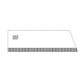 TBB 47002561 TREAD 3RD STEP GREEN KORSEAL PEBBLE O/O