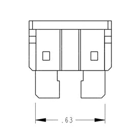 TBB 52000514 FUSE - 15 AMP, AUTOFUS