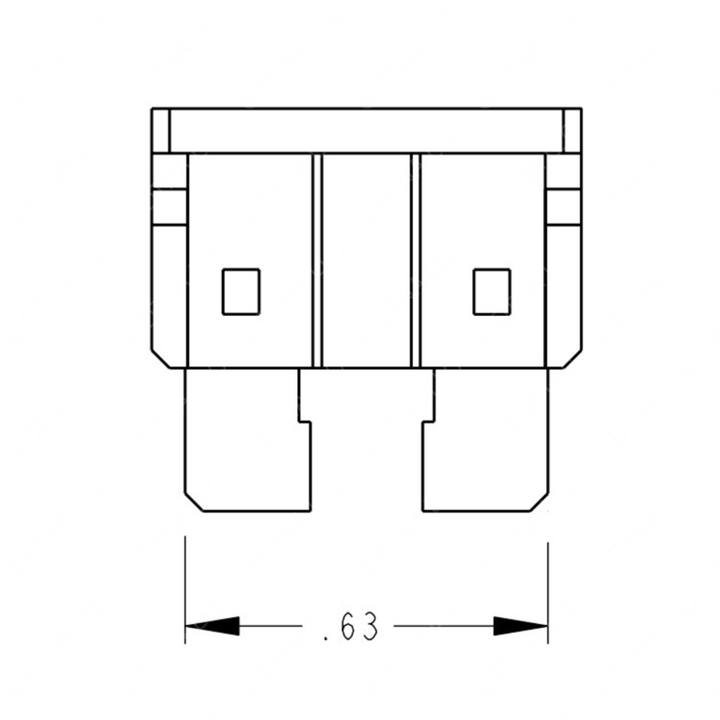TBB 52000516 FUSE-25 AMP,(AUTOFUS