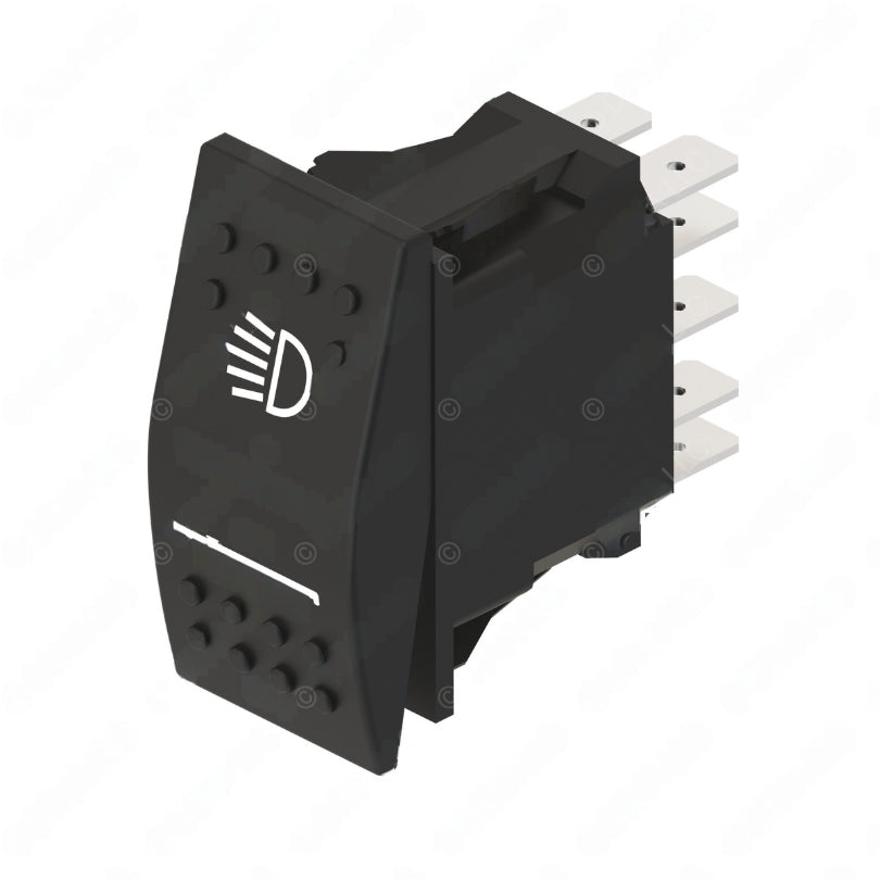 TBB 52003110 SWITCH - ROCKER, WARNI