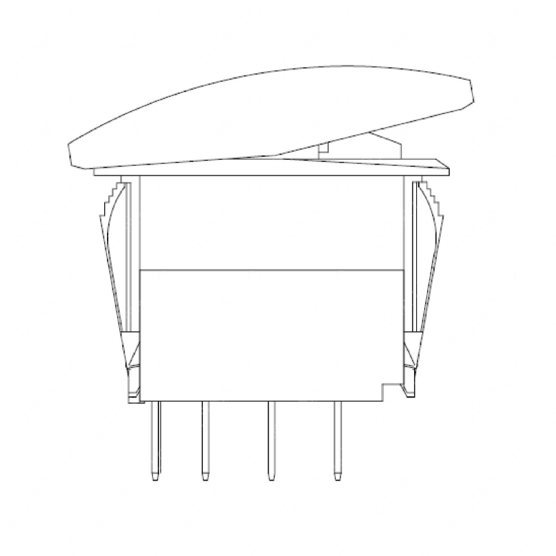 TBB 52003191 SWITCH - ROCKER, DEF