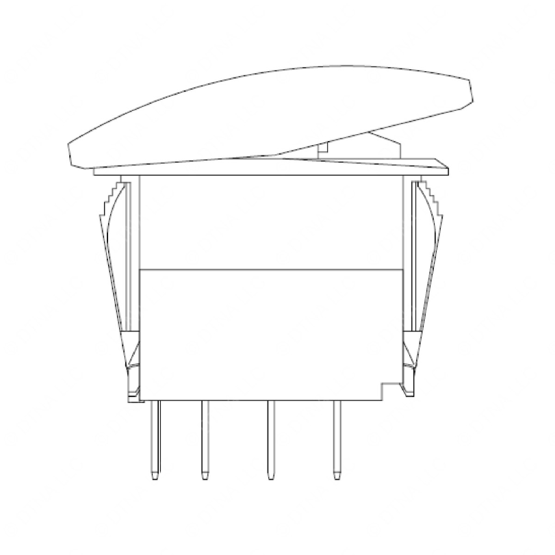 TBB 52003195 SWITCH - ROCKER, PASS