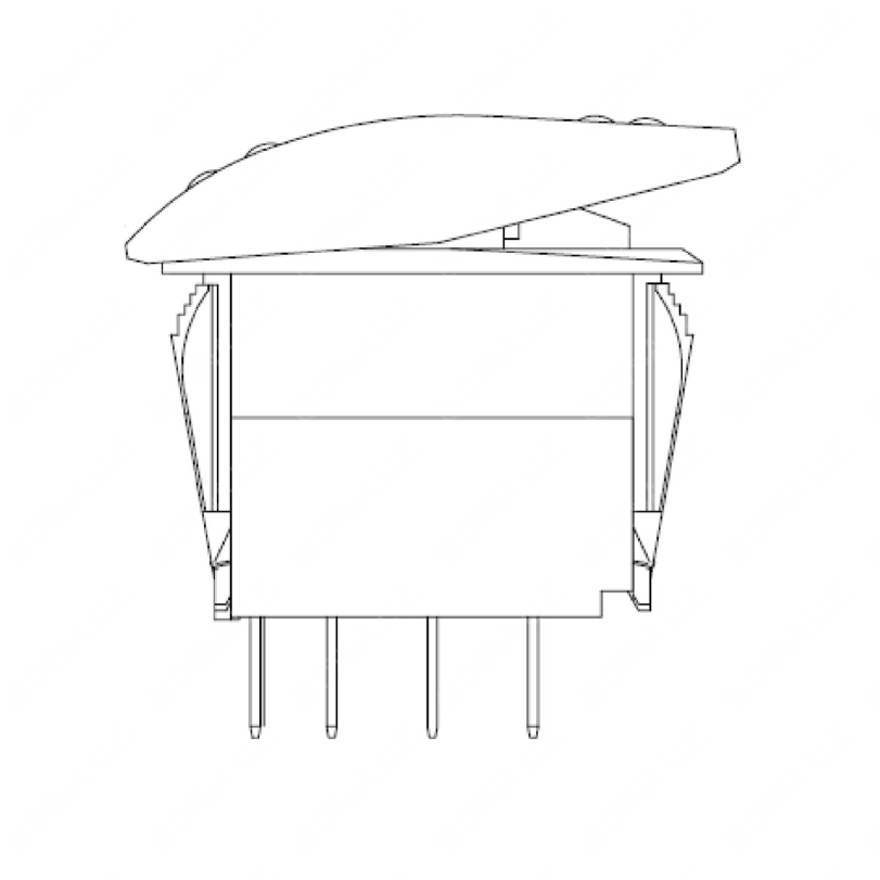 TBB 52006611 SWITCH,ROCKER-REAR