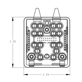 TBB 52007215 PANEL - EXTERIOR LIGHT MONITOR, BUS DRIV