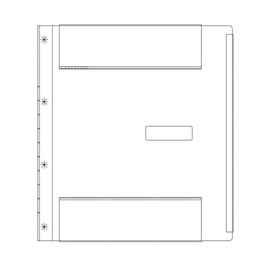 TBB 54001735 DOOR - BATT BOX W/O LO