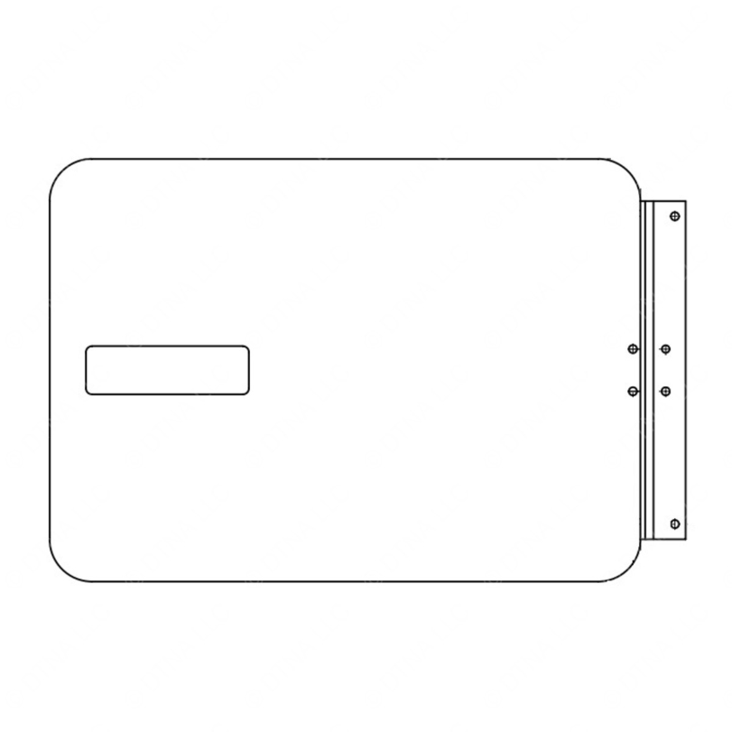 TBB 54001938 DOOR-W/HINGE,ASY ,FU