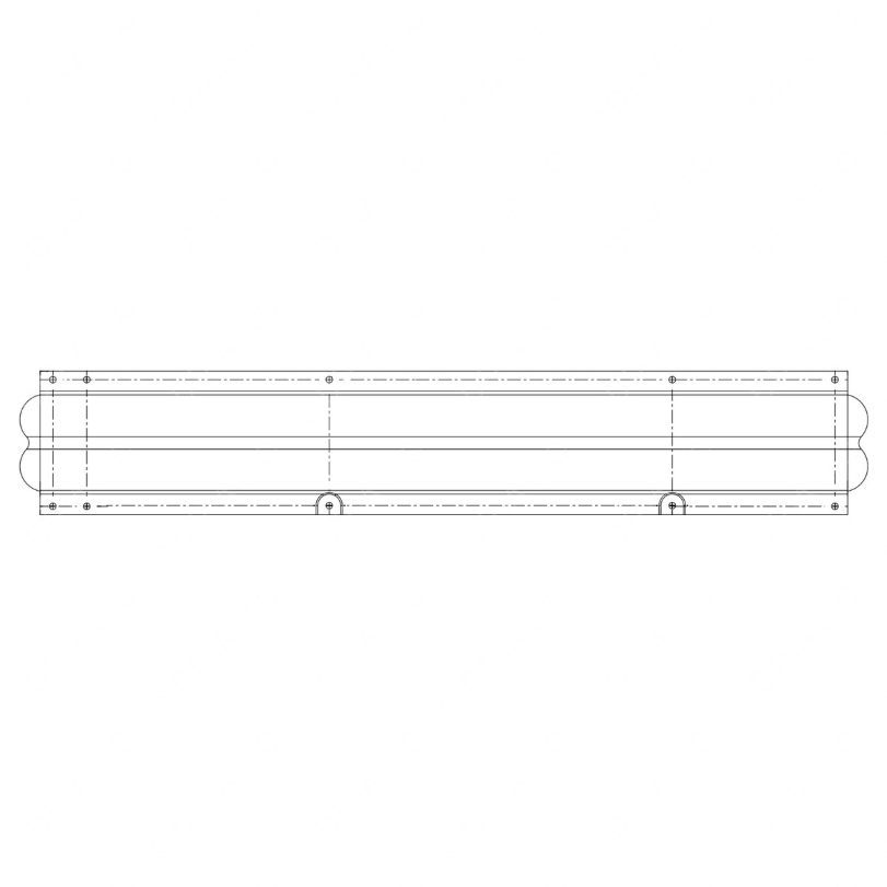 TBB 54002103 GUARD RAIL LEFT SIDE