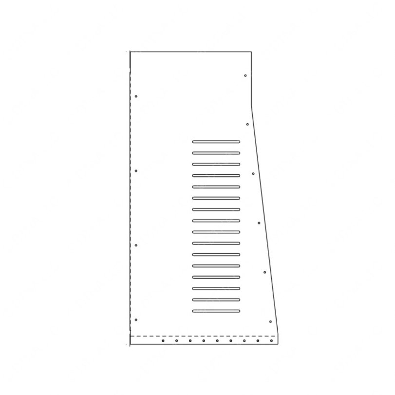 TBB 54009468 AIR INLET PANEL LH S