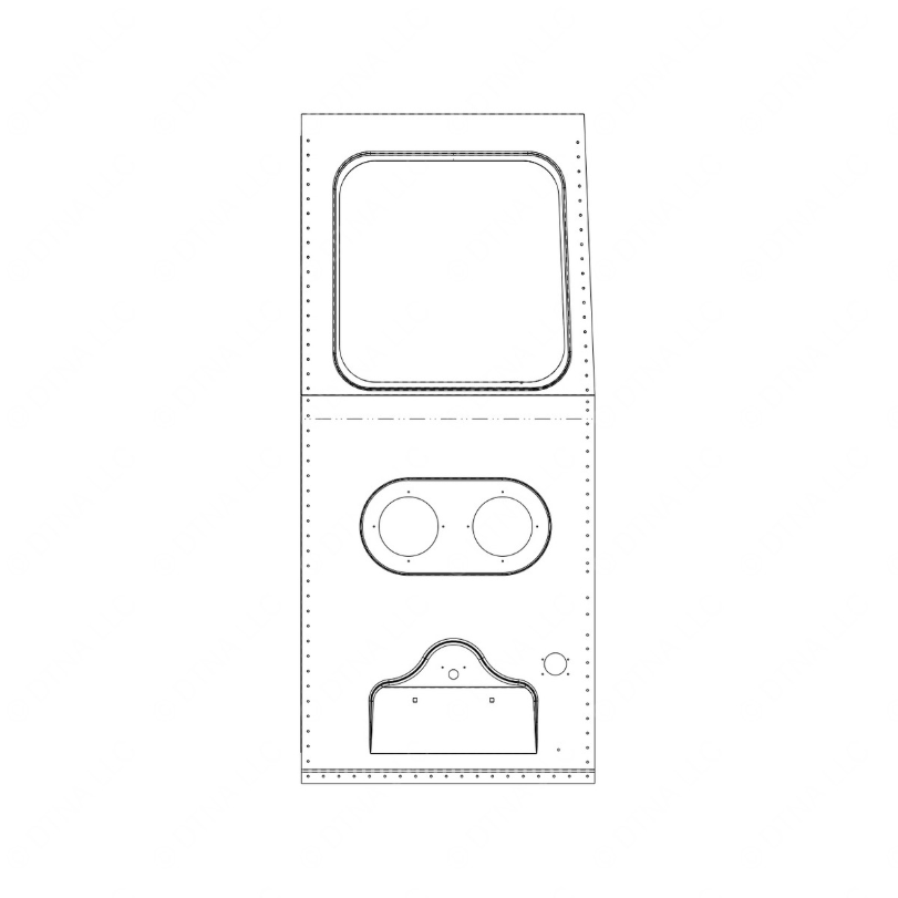 TBB 55000121 PANEL - RR END EXT FMV