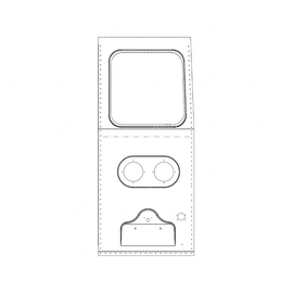 TBB 55000121 PANEL - RR END EXT FMV