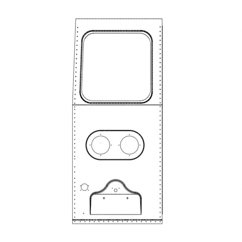 TBB 55002590 PANEL - RR END EXT FMV