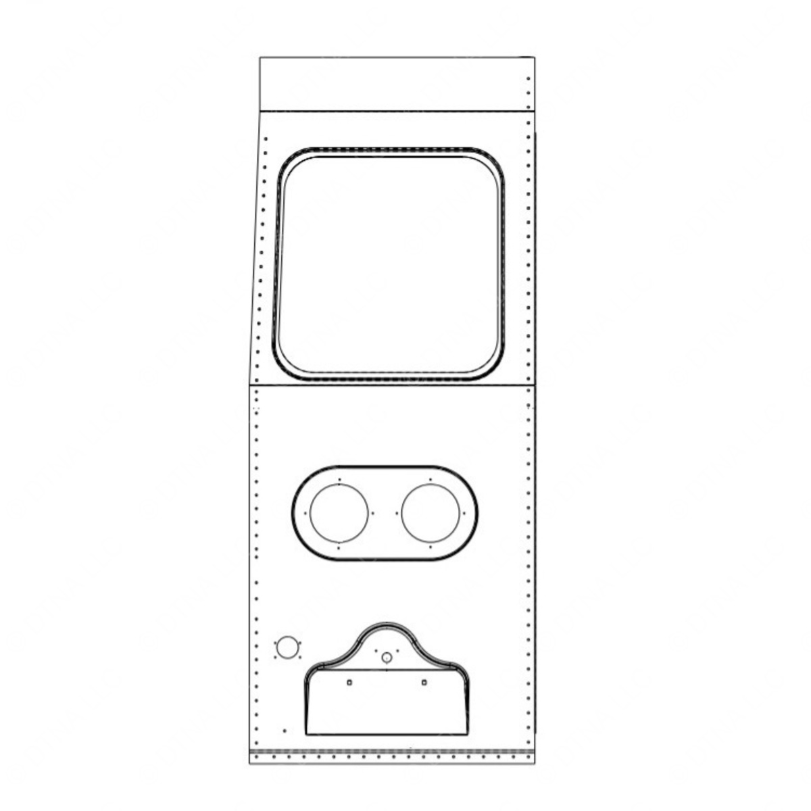 TBB 55002600 PANEL - EXTR LS RR END