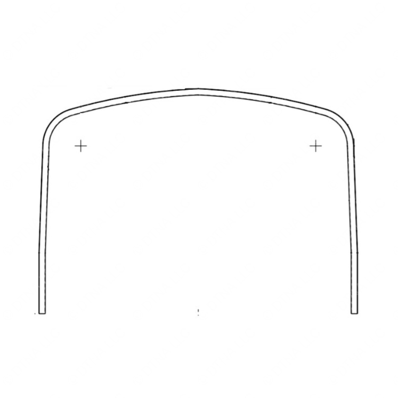 TBB 58002100 FALSE RAFTER REAR END 78IN HR