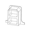 TBB 59002827 CAP-END,SEAT RAIL,SI