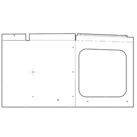 TBB 60000177 PANEL - RR END INT RS