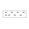 TBB 60640716 A/C DUCT,FLUTED,72.4