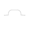 TBB 60641309 WINDOW HEADER TRIM CLIP,SATIN GLOSS GRAY