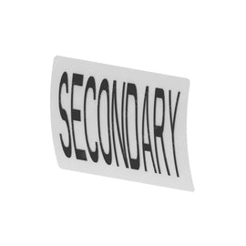 TBB 61170157 LABEL SECONDARY TANK