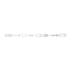 TBB 61170309 ASSY,BRAKE CABLE